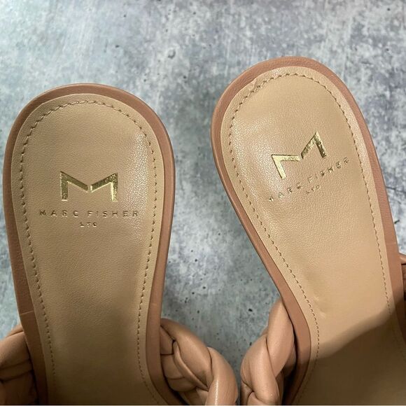 Marc Fisher Square Toe Dakina Heeled Sandals 8.5 - Picture 3 of 6